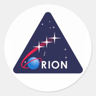 NASA-Orion-Logo Runder Aufkleber