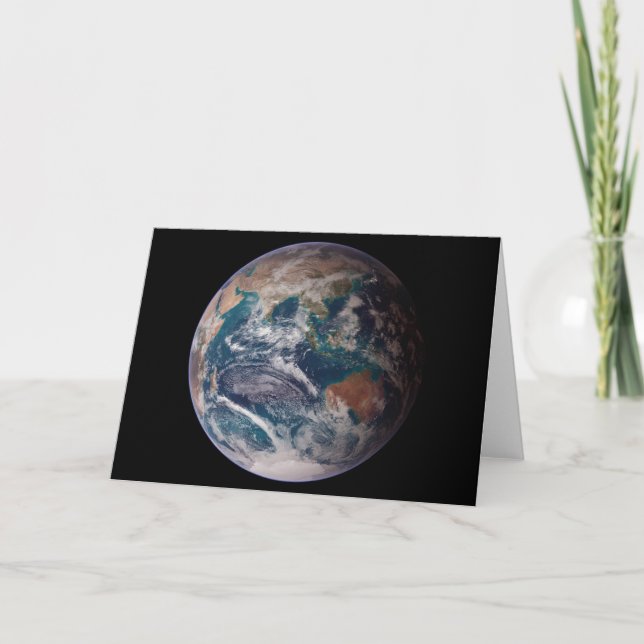 NASA Planet Erde Indischer Ozean Karte (Vorderseite)