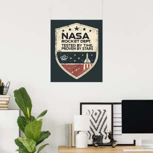 NASA-Raketenabteilung, getestet von der Zeit, bewä Poster