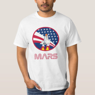 Nasa-Raketenschiff-Mars Weltraumreise Geschenk T-Shirt