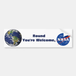 NASA Round-Earth-Autoaufkleber Autoaufkleber