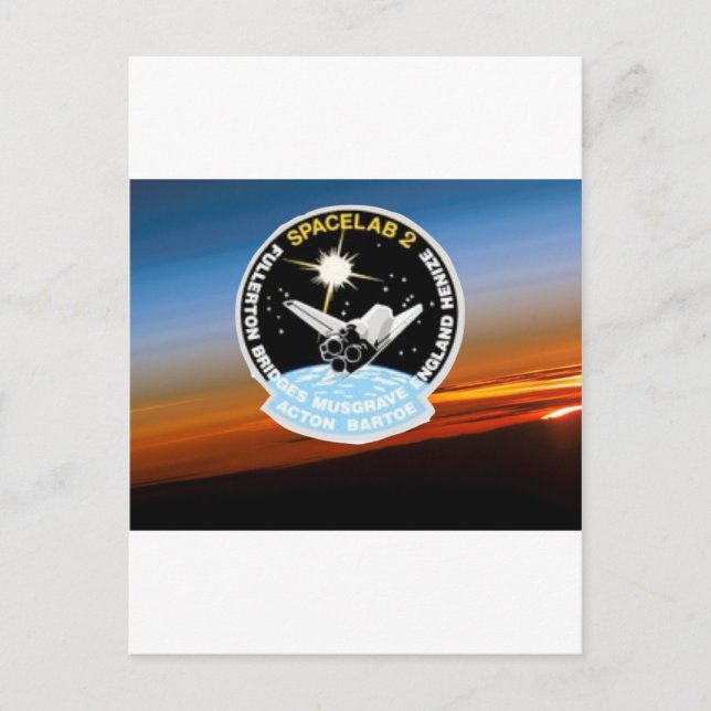 Nasa SkyLab Postkarte (Vorderseite)