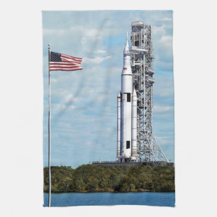 NASA SLS Space Launch System Raketenstartplatz Küchentuch