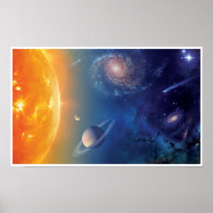 NASA-Sonnensystem Weltraumkollektion Poster
