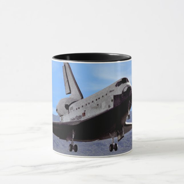 NASA Space Shuttle Atlantis Landung Edwards AFB Tasse (Zentrum)