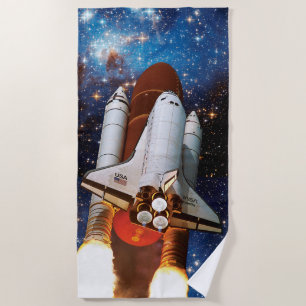 NASA Space Shuttle Atlantis Start STS-45 Strandtuch