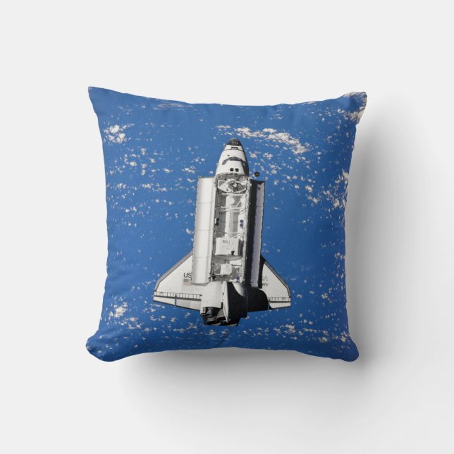 NASA Space Shuttle Discovery Earth Orbit Kissen (Vorderseite)