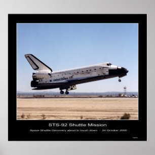 NASA Space Shuttle Discovery Poster