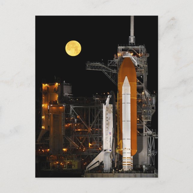 NASA Space Shuttle Discovery Postkarte (Vorderseite)