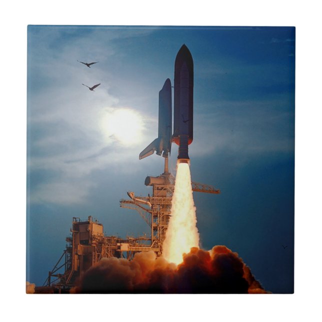 NASA Space Shuttle Discovery Start STS-64 Fliese (Vorderseite)