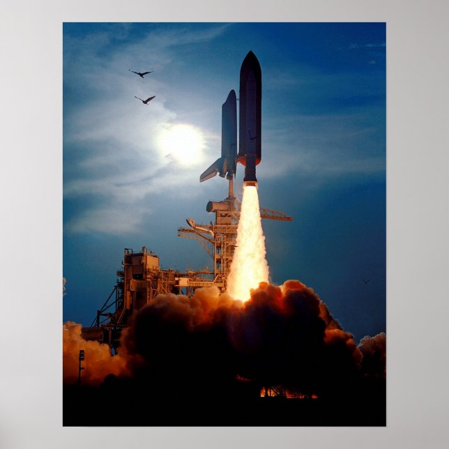 NASA Space Shuttle Discovery Start STS-64 Poster (Vorne)