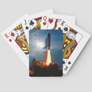 NASA Space Shuttle Discovery Start STS-64 Spielkarten