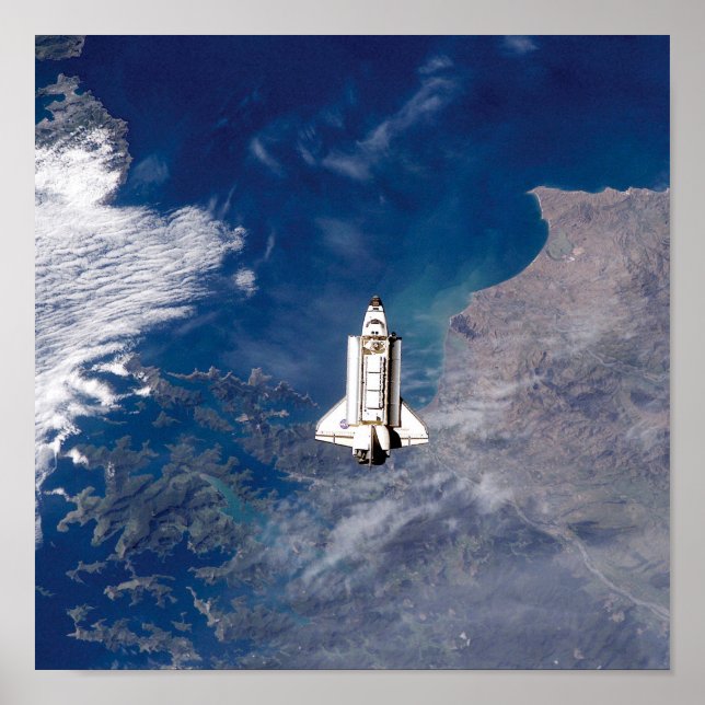 NASA Space Shuttle Endeavour STS-113 Earth Orbit Poster (Vorne)
