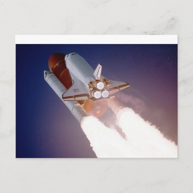NASA Space Shuttle Foto Postkarte (Vorderseite)