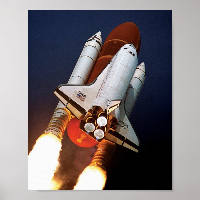 NASA Space Shuttle Start STS-45 Poster (Vorne)