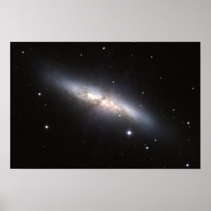 NASA - Sternexplosion Galaxy M82 Poster