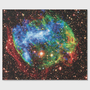NASA Supernova Remnant W49B Gamma Ray Burst Foto Geschenkpapier