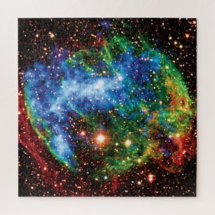 NASA Supernova Remnant W49B Gamma Ray Burst Foto Puzzle