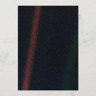 NASA Voyager 1 Earth Pale Blue Einladung
