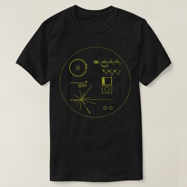 NASA Voyager Golden Record , Science Premium  T-Shirt (Design vorne)