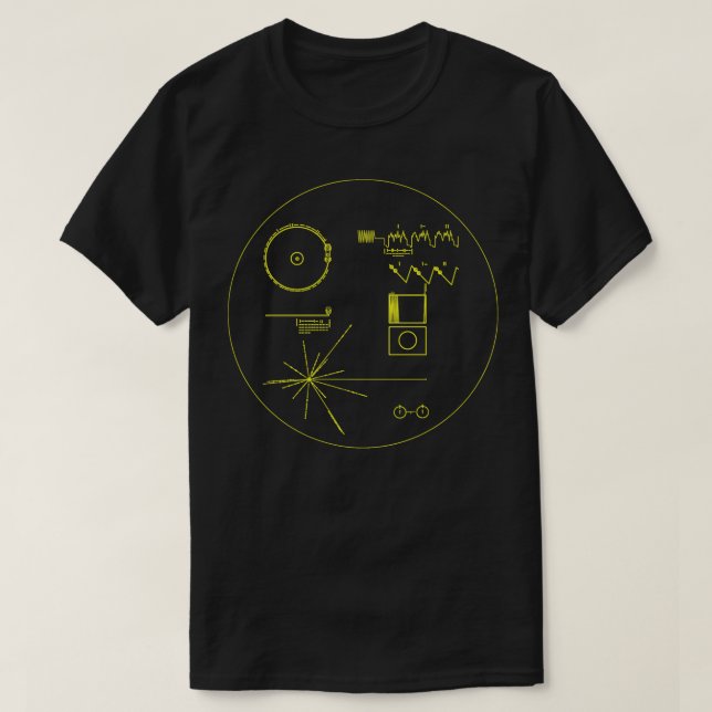 NASA Voyager Golden Record , Science  T-Shirt (Design vorne)