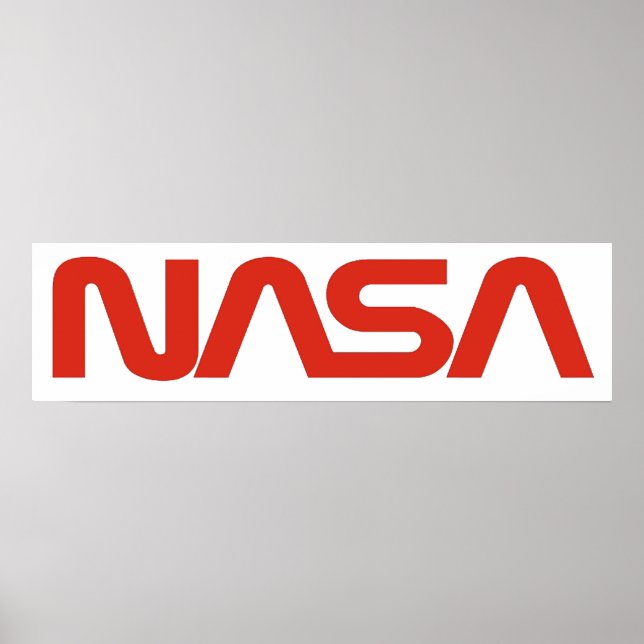 NASA-Wurm-Logo (Schlange) Poster (Vorne)