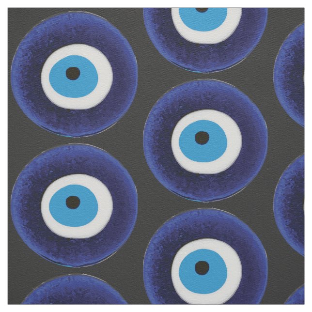 Nasar Evil Eye Protection Amulet Blue Beet Symbol Stoff (Muster)