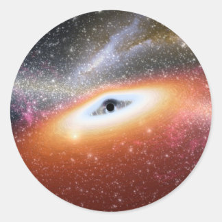 NASAs Massive Black Hole Runder Aufkleber