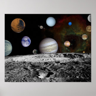 NASAs Neues Sonnensystem Poster