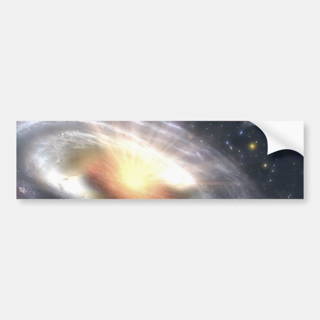 NASAs Quasar Black Hole Autoaufkleber (Vorne)