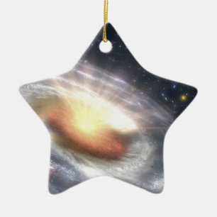 NASAs Quasar Black Hole Keramikornament