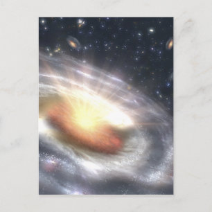 NASAs Quasar Black Hole Postkarte