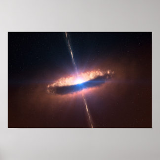 NASAs SIG10-012 Festplattengalaxie Poster
