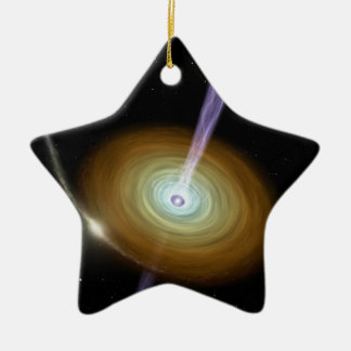 NASAs Stellar Jets Keramik Ornament