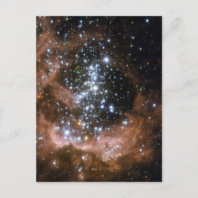 NASAs Triangulum Galaxy Space Hubble-Foto Postkarte (Vorderseite)