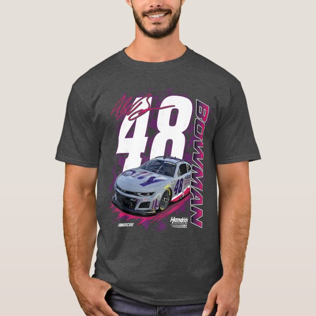NASCAR Ale Bowman Hendrick Motorsports Ally Open R T-Shirt (Vorderseite)