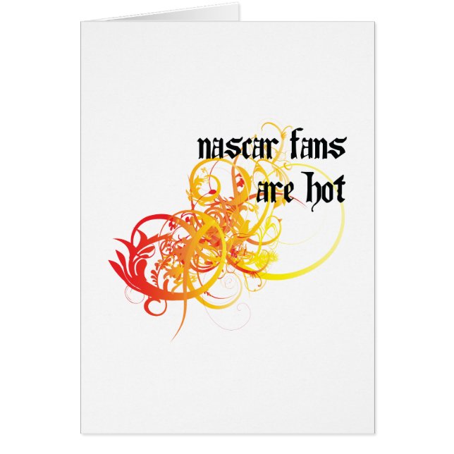 NASCAR Fans sind heiß (Vorne)