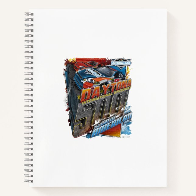 NASCAR Spiral Hardcover Notebook. Notizbuch (Vorderseite)