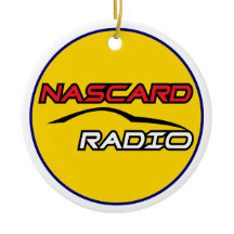 NASCARD RADIO Keramik Circle Ornament