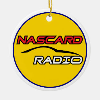 NASCARD RADIO Keramik Circle Ornament