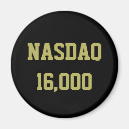 NASDAQ 16000 Stock Market Celebration Magnet