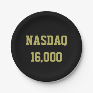 NASDAQ 16000 Stock Market Celebration Pappteller