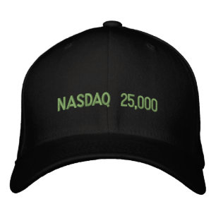 NASDAQ 25000 Börsenfeier Bestickte Baseballkappe