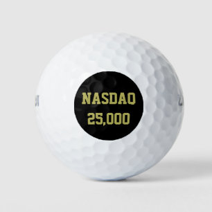 NASDAQ 25000 Börsenfeier Golfball