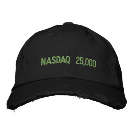 NASDAQ 25000 Stock Market Celebration Bestickte Baseballkappe