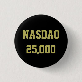 NASDAQ 25000 Stock Market Celebration Button