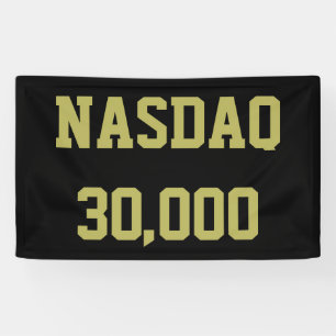 NASDAQ 30000 Börsenfeier Banner
