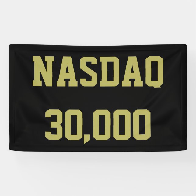 NASDAQ 30000 Börsenfeier Banner (Horizontal)