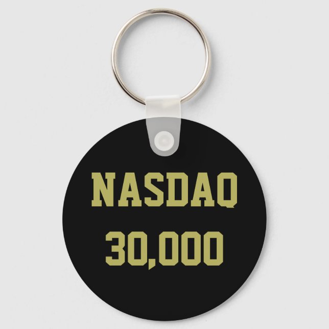 NASDAQ 30000 Börsenfeier Schlüsselanhänger (Vorderseite)