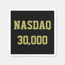 NASDAQ 30000 Stock Market Celebration Serviette